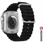 Swissten řemínek pro Apple Watch silikonový - marine straps 42 44 45 49 mm kamenně šedý 46000403 – Hledejceny.cz
