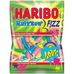 Haribo Fizz Rainbow želé s ovocnými příchutěmi 85 g