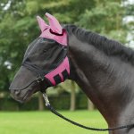 BUSSE Maska proti hmyzu s ochranou uší a nozder Fly Cover Pro pink black – Zboží Dáma