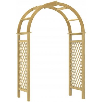 Dřevěná pergola Shumee oblouk 243 cm – Hledejceny.cz