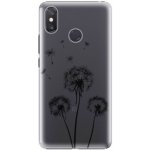 Pouzdro iSaprio - Three Dandelions Xiaomi Mi Max 3 černé – Zbozi.Blesk.cz