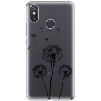 Pouzdro iSaprio - Three Dandelions Xiaomi Mi Max 3 černé – Zbozi.Blesk.cz