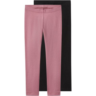 lupilu Dívčí legíny 2 kusy černá lila fialová – Sleviste.cz