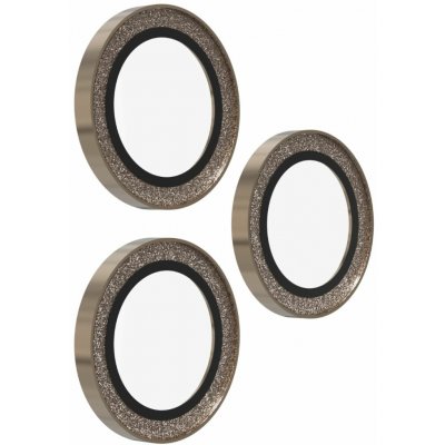 ZAGG ochranná čočka pro Apple iPhone 17 Pro/Pro Max/16 Pro/Pro Max/15 Pro/Pro Max - zlatá třpytka 200119623 – Zboží Živě