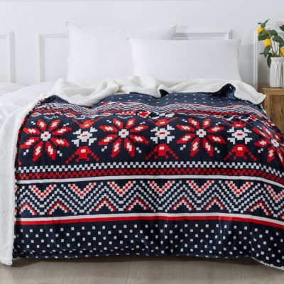 Xpose Deka mikroplyš s beránkem TORM tmavě modrá 140x200 – Hledejceny.cz