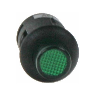 Tlačítko kulaté 6A zelená LED (47048) – Zboží Mobilmania