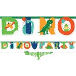 Amscan Banner Happy Birthday Dinosaurus – Sleviste.cz