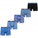 Lee Cooper pánské boxerky 5 pack modrá – Sleviste.cz