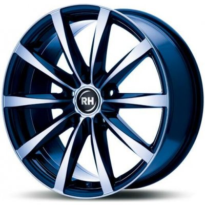 RH Gt Rad 11X19 5X130 ET65 blue polished | Zboží Auto