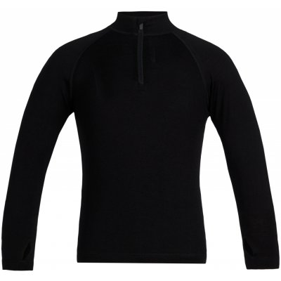 Icebreaker kids 260 Tech LS Half zip black – Zboží Dáma