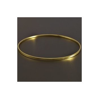 Goldstore zlatý náramek pevný kruh vybrušovaný 1.01.NR005360.70