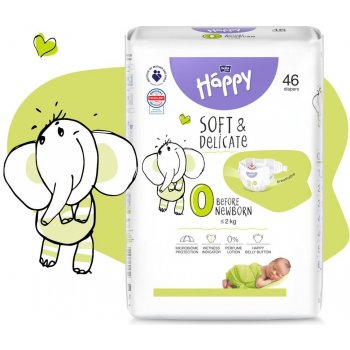 Happy Soft&Delicate 1 2-5 kg 82 ks