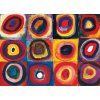 Puzzle EuroGraphics Kandinsky Studie barevných čtverců 1000 dílků