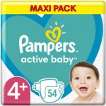 Pampers Active Baby 4+ 54 ks – Sleviste.cz