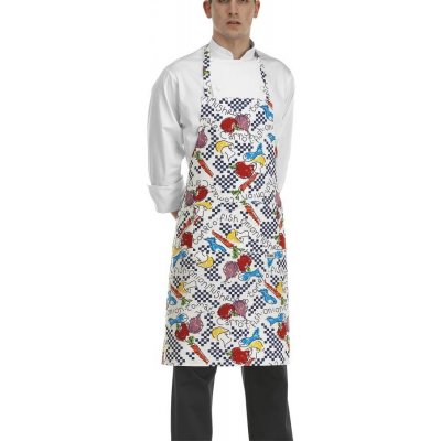 Egochef zástěra ke krku s kapsou fantasy E-6103102A – Hledejceny.cz