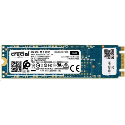 Crucial MX500 250GB, CT250MX500SSD4 – Hledejceny.cz