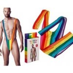 Out of The blueBorat Mankini - plavky boratky - duhové – Hledejceny.cz
