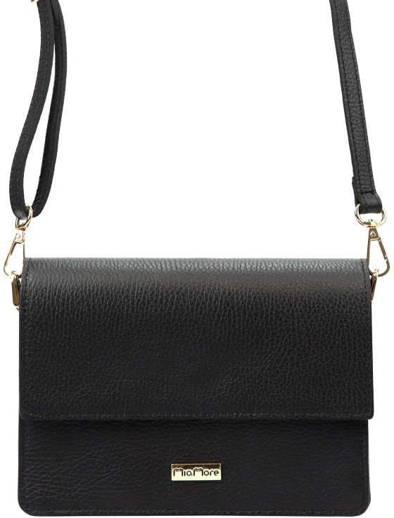 MiaMore dámská kabelka 01-054 Dollaro černá