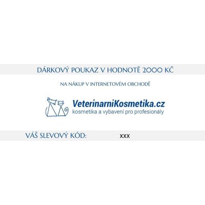 ostatní Dárkový poukaz na nákup v hodnotě 2000 Kč (dopravu zvolte OSOBNÍ ODBĚR - PRODEJNÍ SKLAD VE SVĚTICÍCH - poukaz zašleme emailem) – Sleviste.cz