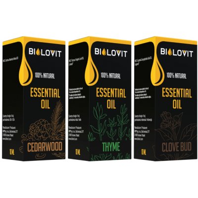 Bilovit Sada esenciálních olejů Bilovit na záněty 3 x 10 ml – Hledejceny.cz