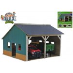 Kids Globe Farming garáž farma pro traktory 55x53x38cm 1:16 – Zboží Mobilmania