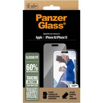 PanzerGlass Apple iPhone 16 Classic Fit 2873 – Zboží Živě