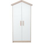 Roba Cabane 96 x 190 x 50 cm přírodní/bílá – Sleviste.cz