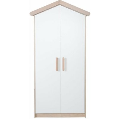 Roba Cabane 96 x 190 x 50 cm přírodní/bílá – Sleviste.cz