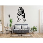 Vsepropejska Baset 1 dřevěná dekorace na zeď Rozměr (cm): 38 x 23 – Hledejceny.cz