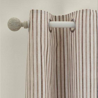 Catherine Lansfield Logan Stripe závěs hnědá – Zboží Mobilmania