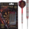Šipky Cuesoul Challenge Red Tapared 85% 24g steel