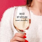 Ahome Sklenice na víno Protože být učitelkou není sranda 450 ml – Sleviste.cz