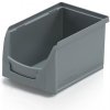 Úložný box TBA Box ukládací B 150x125x230 mm šedý