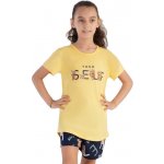 Žluté i modré dívčí pyžamo YOU SELF PLYŠOVÝ MEDVÍDCI F žlutá – Zboží Dáma