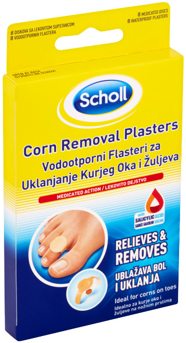 Scholl Corn Removal Plasters náplasti na odstranění kuřího oka 8 ks od 68  Kč - Heureka.cz