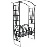 ShopJK Zahradní pergola s lavicí 114 x 45 x 208 cm – Sleviste.cz