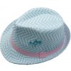 Klobouk Maximo dětský letní klobouk světle modrý
