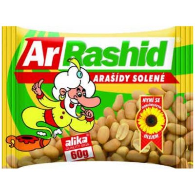 ArRashid arašídy pražené solené, 60 g – Zbozi.Blesk.cz