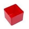 Úložný box ALLIT AG Zásobník - do krabiček 54x54x45mm červená polystyrén