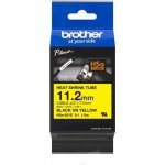 Brother HSE-631E, bužírka žlutá / černá 11,2 mm – Zboží Dáma