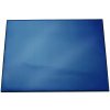 Podložka na psací stůl Podložka na stůl s průhlednou klopou 520 x 650 mm tmavě modrá