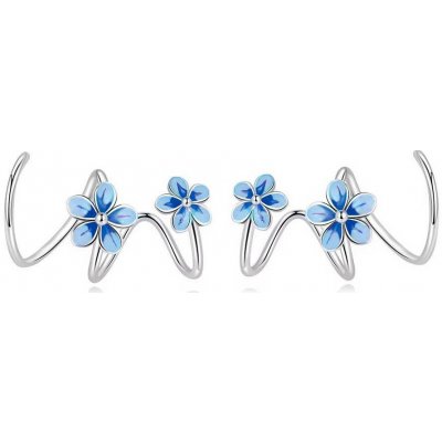 Mabell náušnice CZ221SCE1462-BLUEC45 – Zboží Dáma