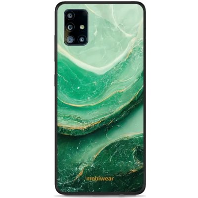 Pouzdro Mobiwear Glossy Samsung Galaxy A51 - G023G - Zelený mramor – Zboží Mobilmania