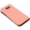 Pouzdro a kryt na mobilní telefon Samsung Pouzdro Bomba Zrcadlové silikonové otevírací Samsung růžové Model: Galaxy J3 2017 FL003PINK_SAM-J3_-2017