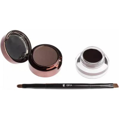 Ibra Makeup Eyebrow Pomade & Powder Dark Chocolate Pomáda a fixační stín na obočí 7 g