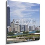 Skleněný obraz 1D - 50 x 50 cm - Amazing Gold Coast in Chicago Amazing Gold Coast v Chicagu – Hledejceny.cz