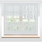 Záclona markizeta Luka vitrážka metráž bílá cena od - 40 cm 908559 – Zboží Mobilmania