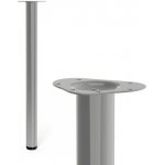 Element System Nábytková noha kulatá O 60x800 mm bílý hliník – Zboží Mobilmania