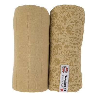 Lodger Swaddler Flower Tribe 120 x 120 cm 2 ks Sand – Zboží Mobilmania