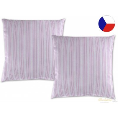 Povlečení Plus bavlna polštář Provence Viento růžové reverse 50x50